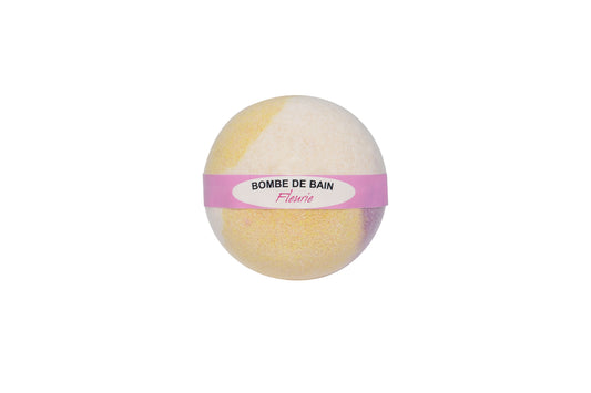 Bombe de bain fleurie